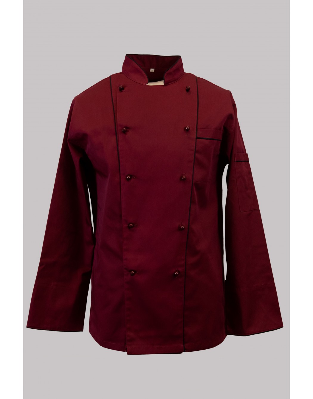 Σακάκι Chef μπορντώ μακρυμάνικο