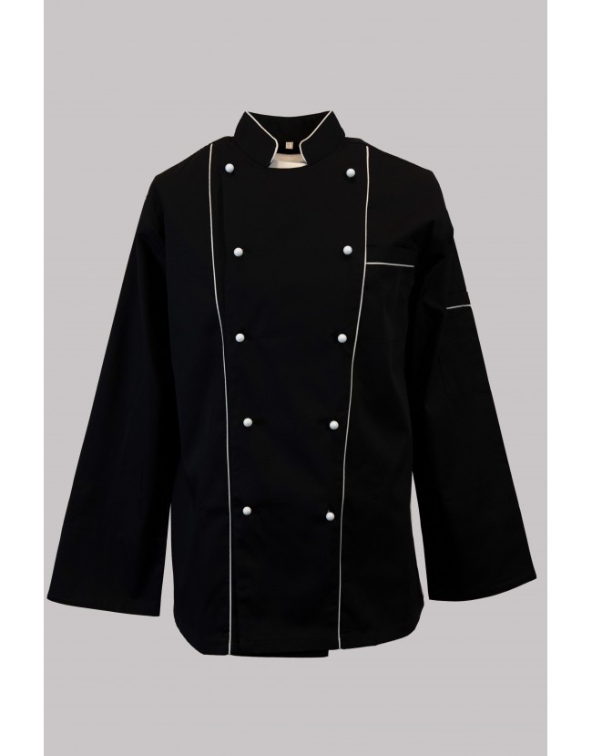 Σακάκι Chef μαύρο μακρυμάνικο