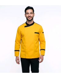 Σακάκι chef αντρικό με τρουξ κίτρινο Fabrik