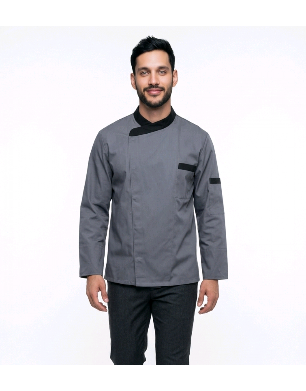 Σακάκι chef αντρικό με τρουξ γκρι Fabrik