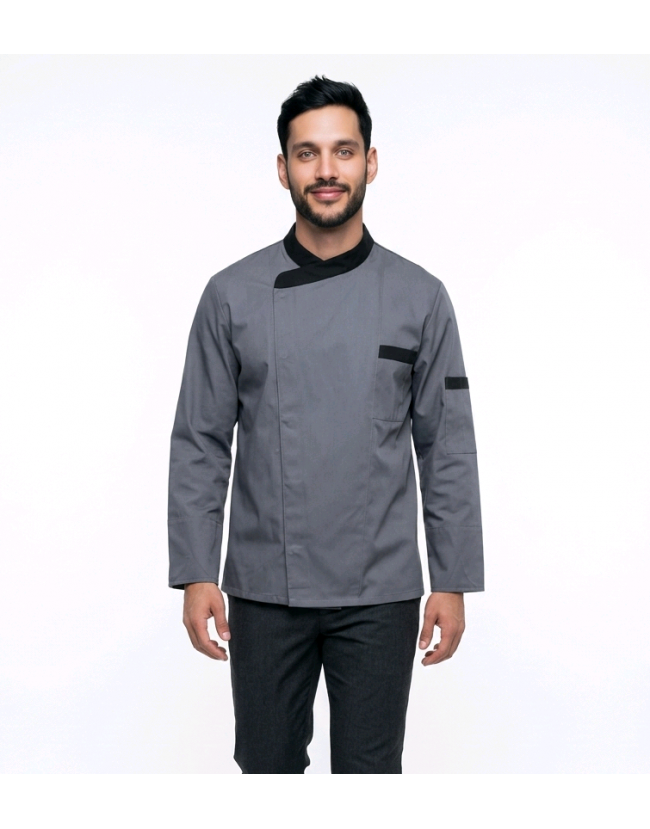 Σακάκι chef αντρικό με τρουξ γκρι Fabrik