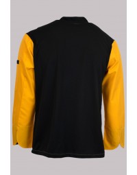 Σακάκι chef αντρικό με τρουξ κίτρινο Fabrik