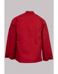 Σακάκι chef αντρικό με τρουξ και συρίτι κόκκινο Fabrik