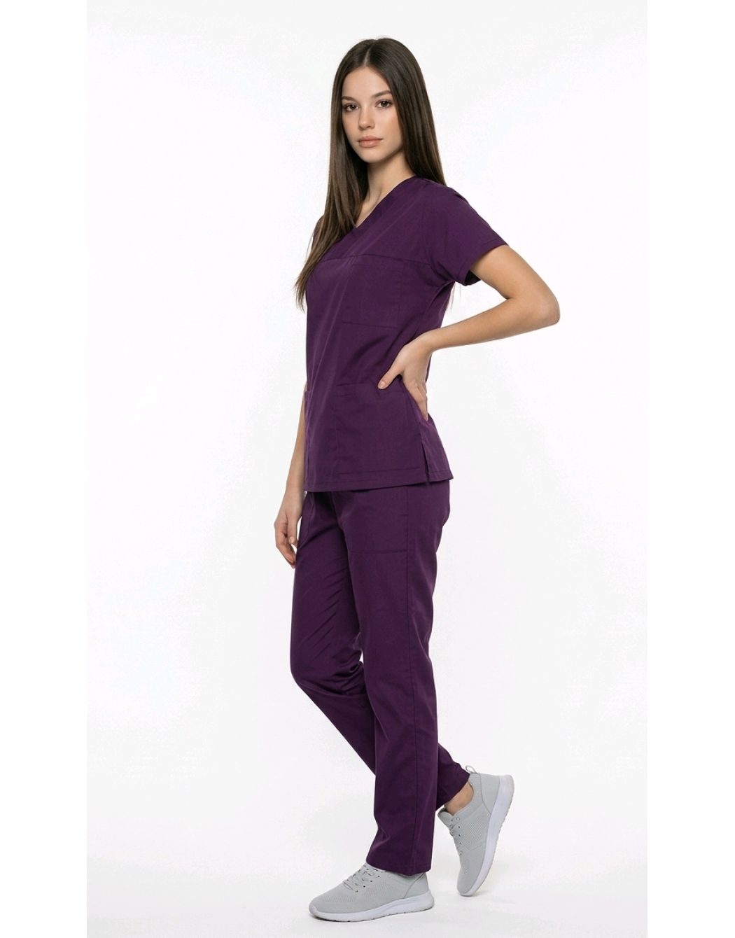 Ιατρικό σετ unisex μελιτζανί Fabrik