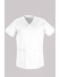 Ιατρική μπλούζα λευκή unisex Fabrik