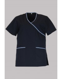 Ιατρική μπλούζα μπλε κρουαζέ