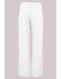 Παντελόνι λευκό με λάστιχο Fabrik