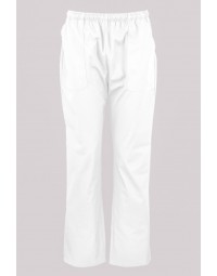 Παντελόνι λευκό με λάστιχο Fabrik