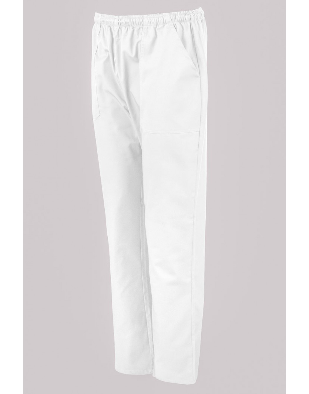 Παντελόνι λευκό με λάστιχο Fabrik