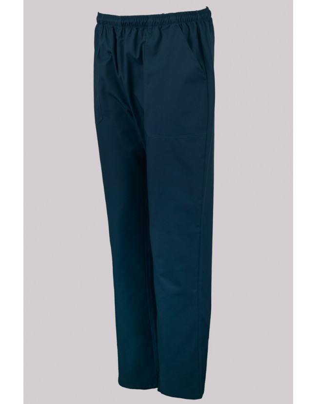 Παντελόνι μπλε σκούρο με λάστιχο Fabrik