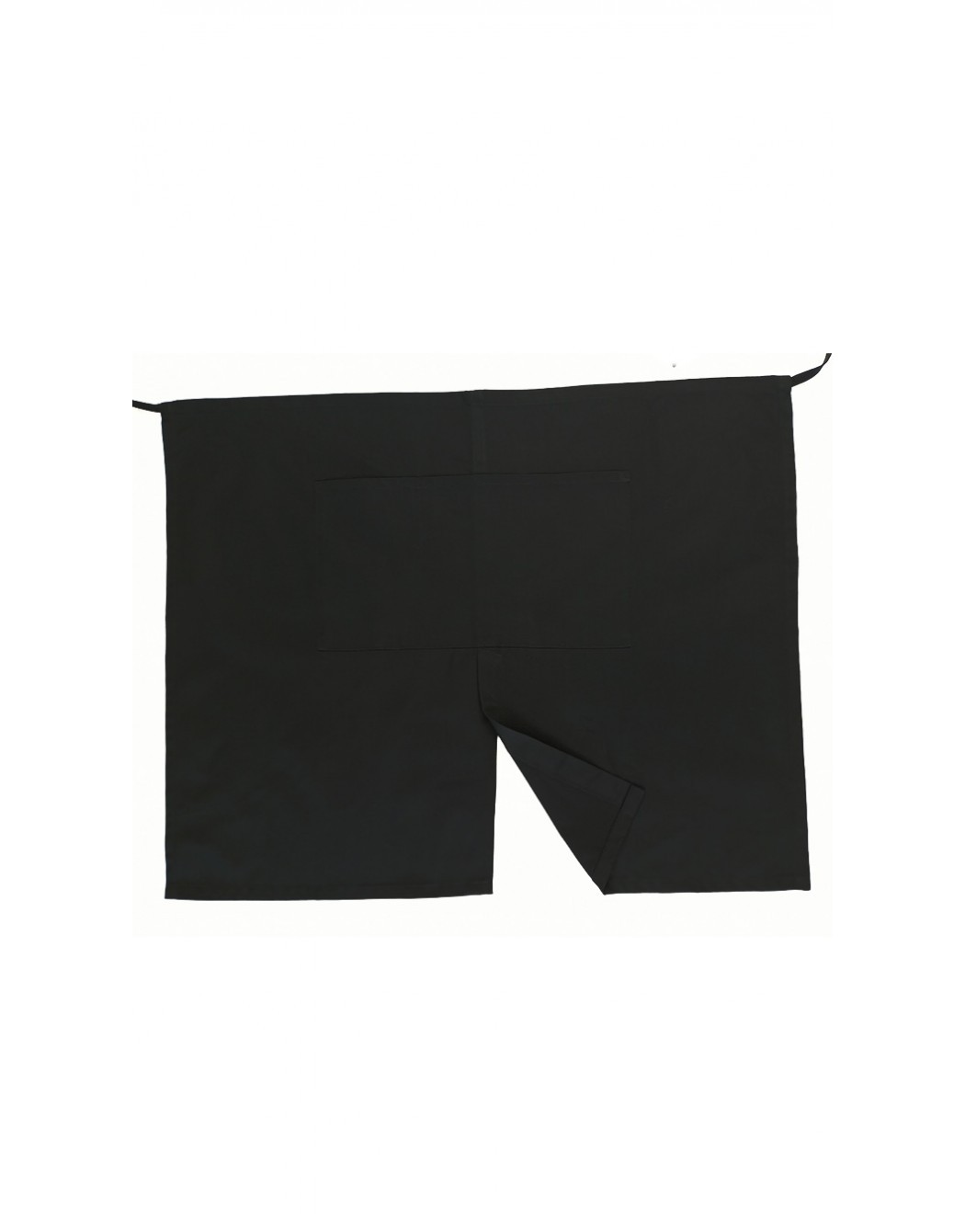 Ποδιά μέσης μαύρη με σκίσιμο μπροστά Fabrik