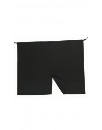 Ποδιά μέσης μαύρη με σκίσιμο μπροστά Fabrik