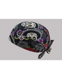 Μπαντάνα μαύρη με σχέδια