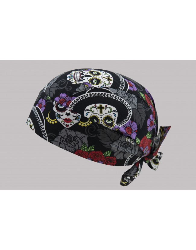 Μπαντάνα μαύρη με σχέδια