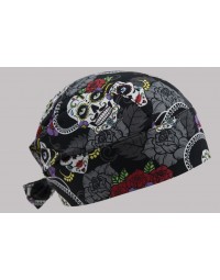 Μπαντάνα μαύρη με σχέδια