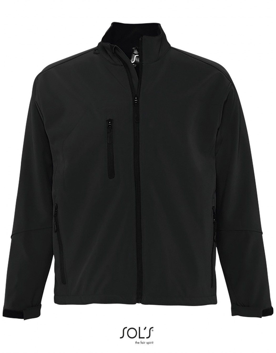 Ανδρικό softshell Relax Μαύρο