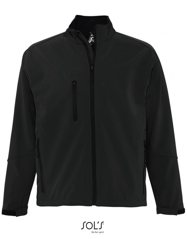 Ανδρικό softshell Relax Μαύρο